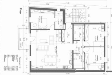 Immeuble neuf composé de trois appartements contemporains